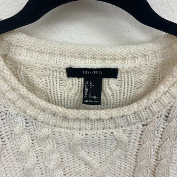 Forever 21 Cable Knit Pullover Sweater - Picture 4 of 4